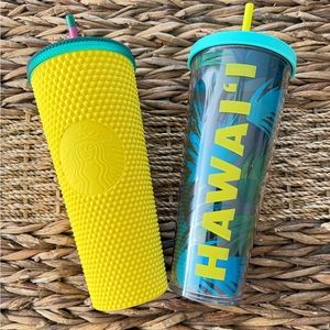 Starbucks Hawaii tumbler set